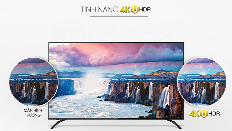 Mua Smart Tivi Sharp 4K 60 Inch 4T-C60Ck1X Android Tv | Giá Rẻ