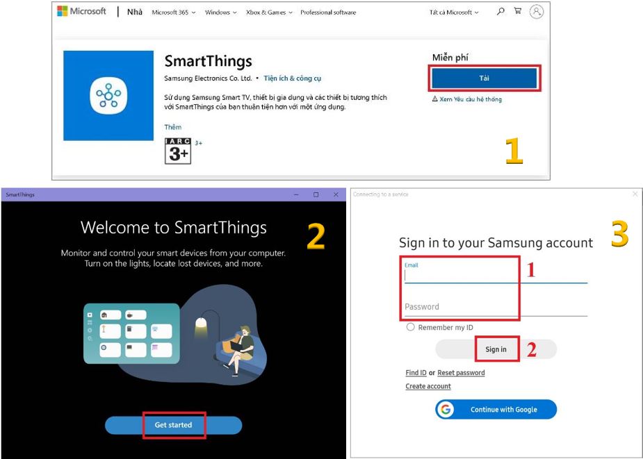 3. Cách điều khiển tivi Samsung bằng máy tính với SmartThings