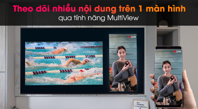 tính năng multi view trên tivi samsung