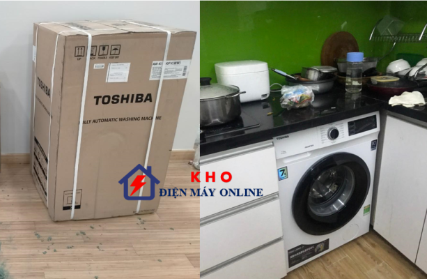 7. Hình ảnh máy giặt Toshiba thực tế
