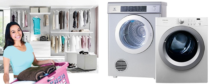 Những lợi ích khi sử dụng máy sấy khô quần áo