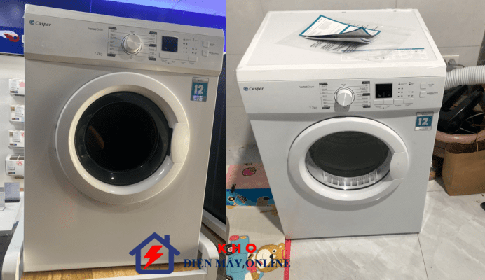7. Ảnh lắp đặt thực tế máy sấy Casper cho các gia đình