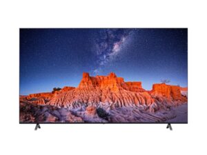 LG 4K UHD Smart TV, Front view with infill image, 65UQ801C0SF