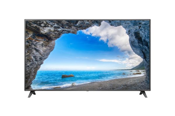 LG 4K UHD Smart TV, Front view with infill image, 55UQ751 (EU)