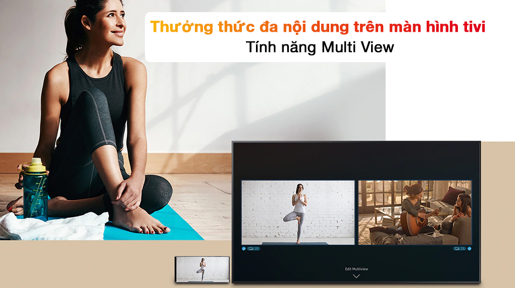 Smart Tivi QLED 4K 55 inch Samsung QA55Q70A Multi View