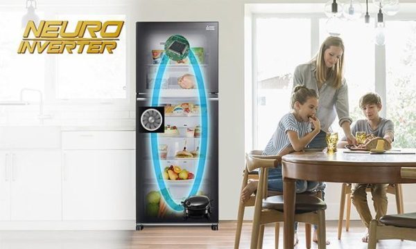 Công nghệ tiết kiệm điện trên tủ lạnh Misubishi MR V50ER BRW V