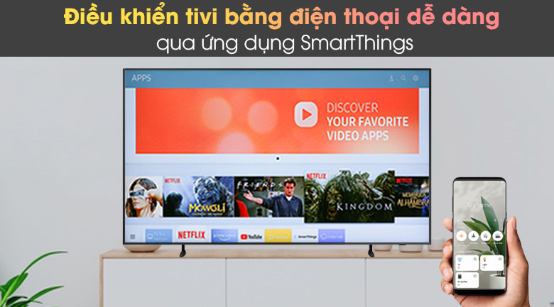 Cho phép điều khiển tivi bằng Smartphone bằng SmartThings