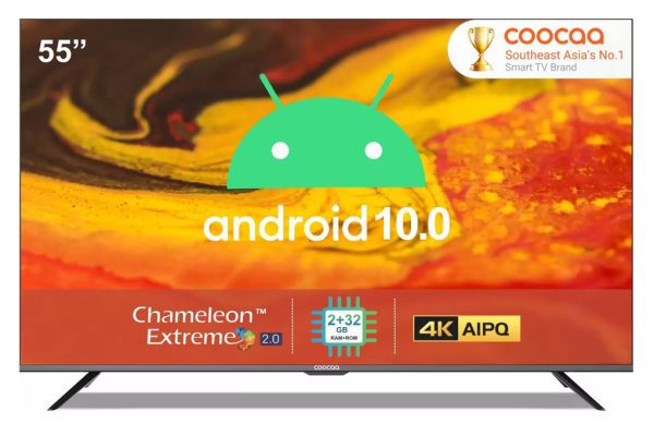 3. Tivi Coocaa 55S6G PRO-SILVER 55 inch 4K