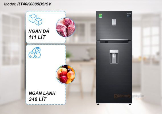 3. Tủ lạnh Samsung Inverter 451 lít RT46K6885BS/SV