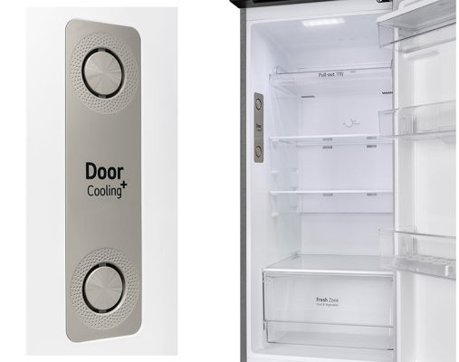 Làm lạnh từ cửa tủ với công nghệ Door Cooling+