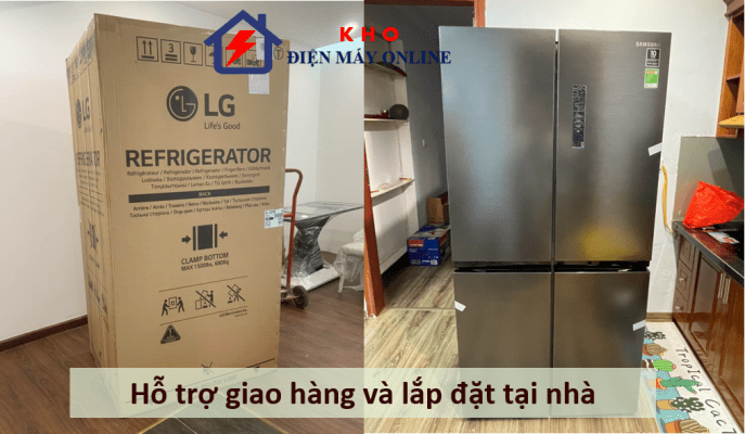 4. Dịch vụ giao hàng nhanh chóng, lắp đặt tại nhà