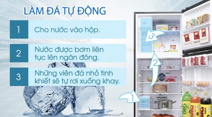 1. Tính năng làm đá tự động của tủ lạnh Samsung có lợi ích gì?