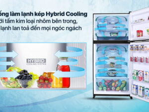Tủ Lạnh Sharp Inverter 560 Lít SJ-XP620PG-BK 2 Cánh