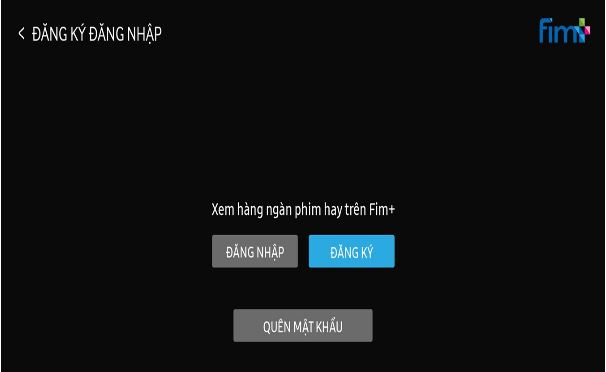 3. Cách sử dụng ứng dụng Fim+ trên internet Tivi Sony