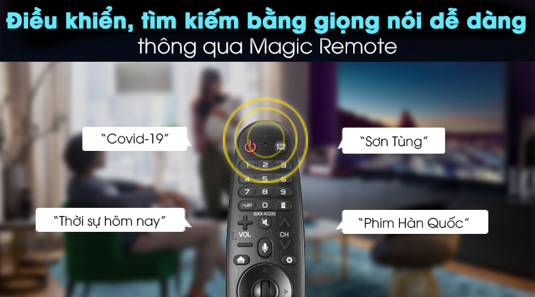 Smart Tivi LG 4K 70 inch 70UP7750PTB - Magic Remote