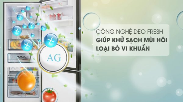 Công nghệ DEO Fresh - Tủ lạnh Aqua Inverter 320 lít AQR-IW378EB BS
