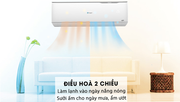 5. Top 3 dòng Casper điều hoà có chế độ sưởi ấm giá rẻ nhất