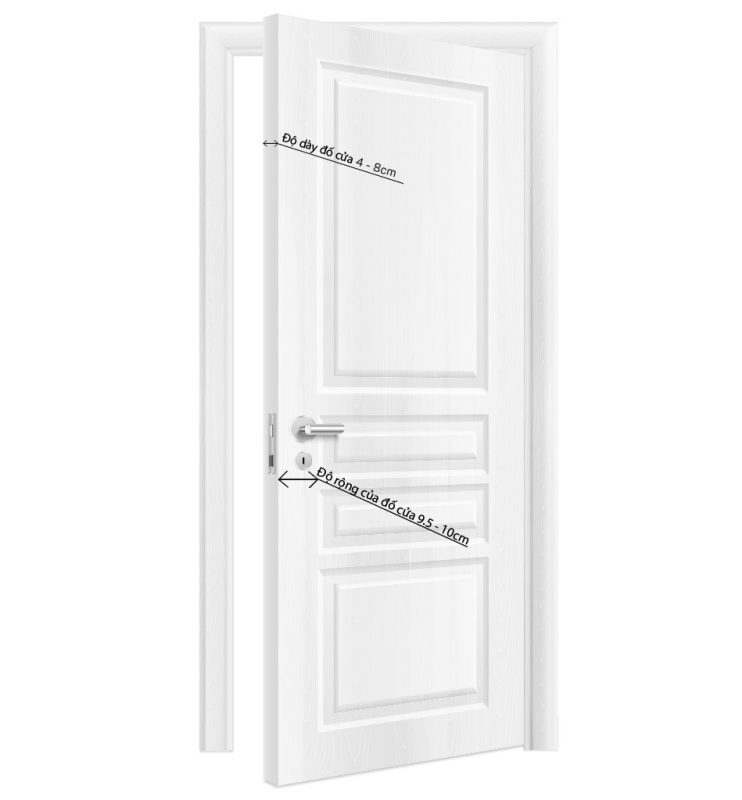 Xác định chất liệu và kích thước đố cửa khi lắp khóa thông minh