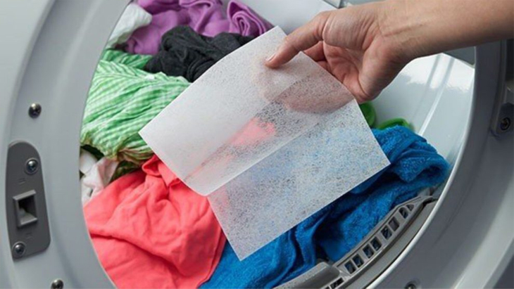 4. Những lưu ý khi sử dụng giấy thơm cho máy sấy quần áo