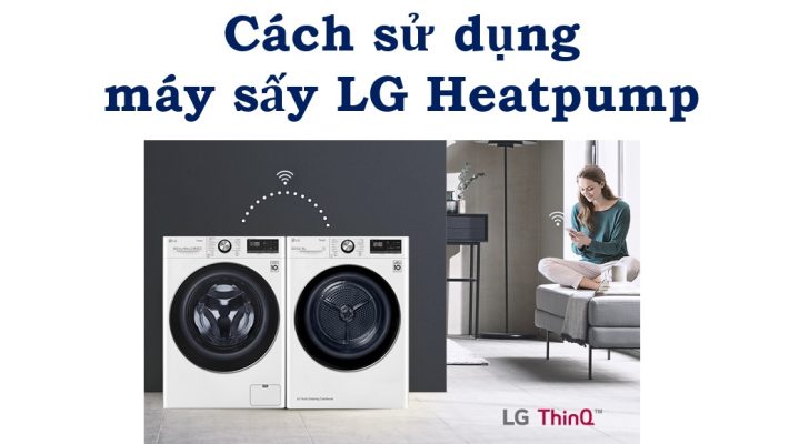 cach su dung may say lg heat pump 1