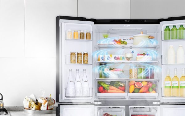 Tủ lạnh LG Inverter 530 lít GR-B53MB làm lạnh đa chiều