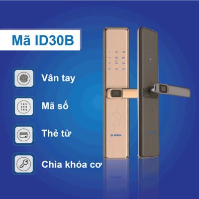 Bosch ID30B đa dạng phương pháp mở khóa 