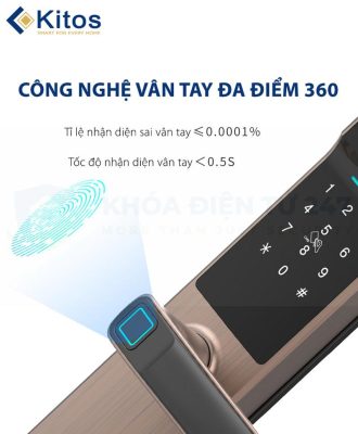 Khóa cửa vân tay Kitos KT-G300