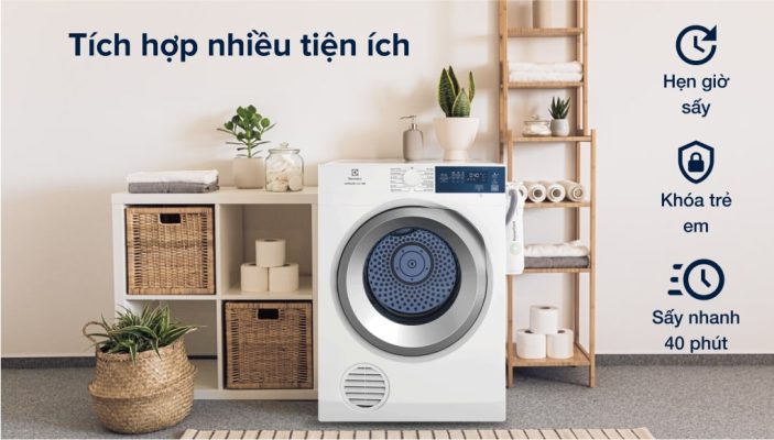 5.1. Máy sấy thông hơi Electrolux 8.5 kg EDS854J3WB