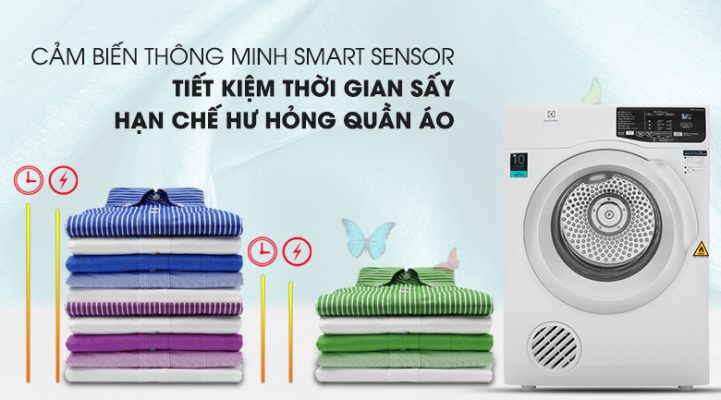 Công nghệ sấy cảm biến Smart Sensor