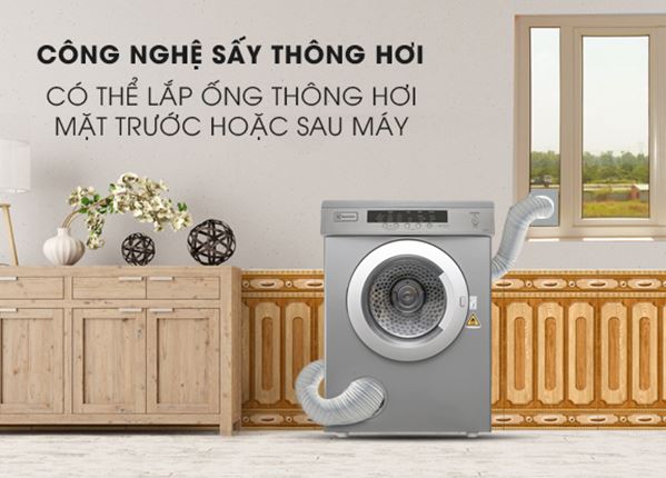 1. Đặc điểm máy sấy thông hơi