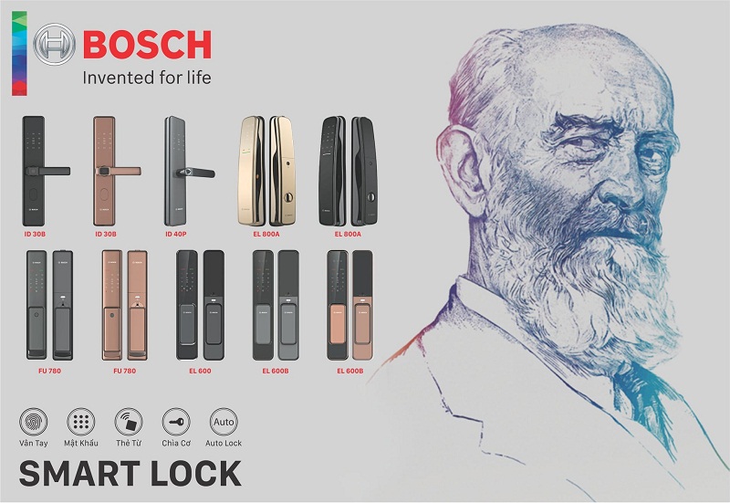 khóa cửa điện tử Bosch ID60
