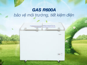Tủ đông AQUA Inverter 319 lít AQF-C4201E - Gas R600a tăng hiệu suất làm lạnh