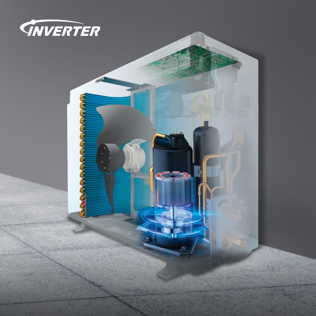 Công nghệ inverter tiết kiệm điện trên máy lạnh CU/CS-XU9XKH-8