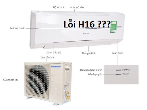 1. Lỗi H16 máy lạnh Panasonic là gì?