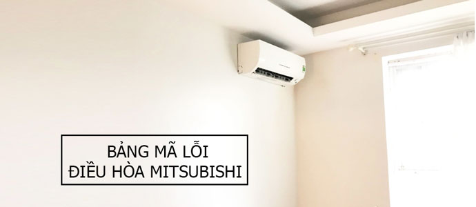 3. Các lỗi đèn nháy trên thiết bị máy lạnh giá rẻ thương hiệu Mitsubishi Heavy
