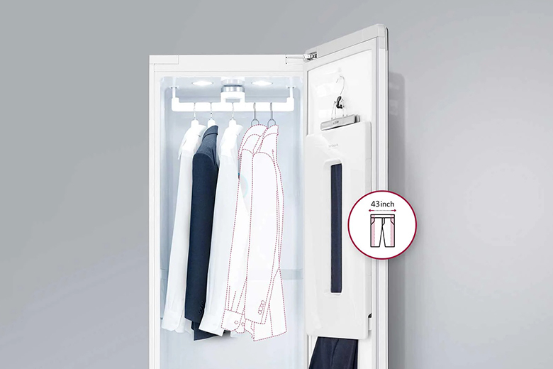 S5MB | Tối đa hóa sức chứa cho cả gia đình-Tủ chăm sóc quần áo thông minh LG Styler S5MB