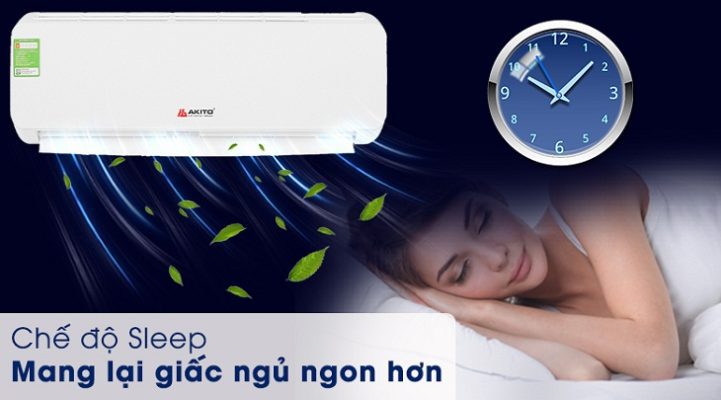 Chế độ ngủ tự điều chỉnh nhiệt độ thích hợp mang lại giấc ngủ thoải mái