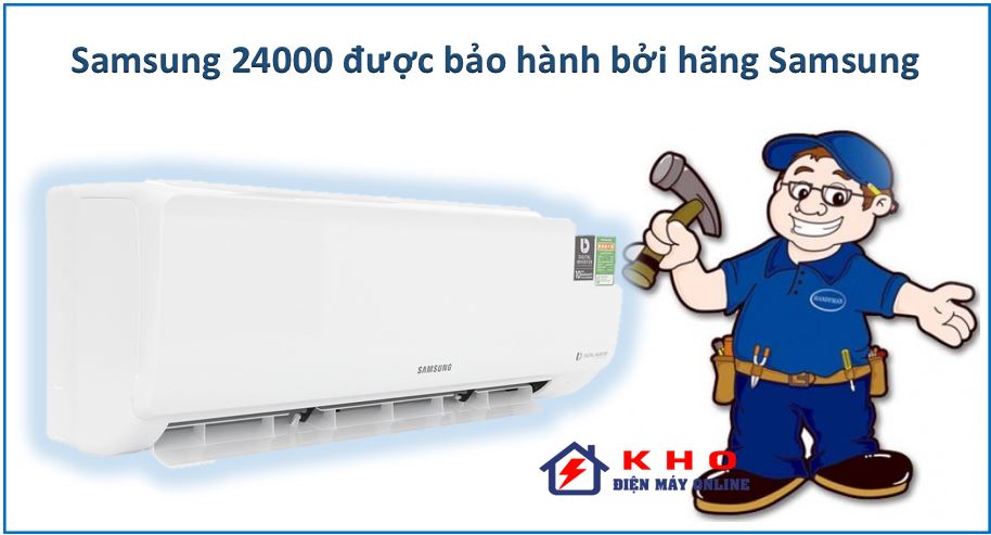 3. Chế độ bảo hành của máy lạnh Samsung 24000 BTU