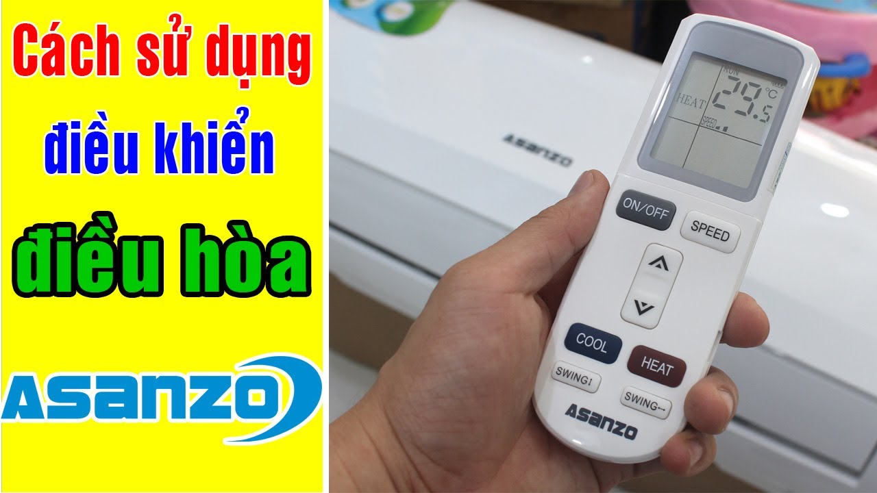 Làm thế nào để điều chỉnh nhiệt độ trên remote điều hòa Asanzo và đảm bảo hiệu quả cao nhất?
