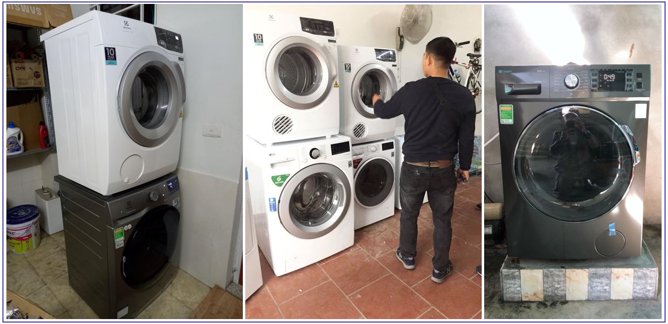 Máy giặt sấy Kaff - Lắp đặt tận nơi bởi Kho điện máy Online 