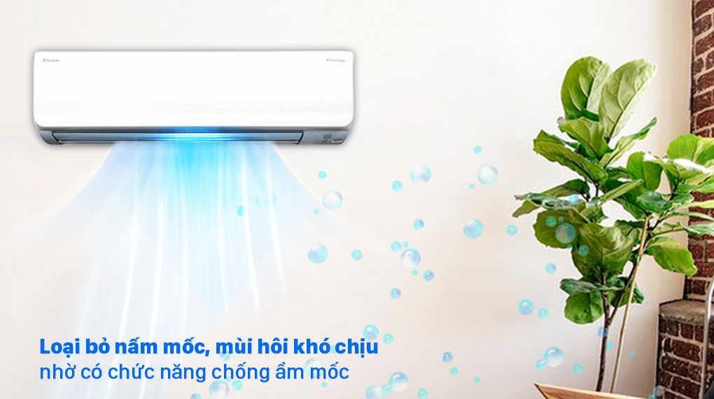 Máy lạnh 2 chiều Daikin Inverter 3 HP FTHF71VVMV - Chức năng chống ẩm mốc