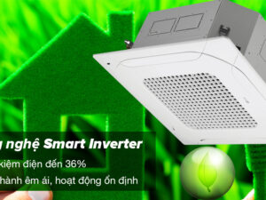 Điều hòa âm trần LG Inverter 18000 BTU ZTNQ18GPLA0 - Công nghệ Smart Inverter tiết kiệm điện năng đến 36%, vận hành êm ái 