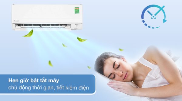 Máy lạnh Panasonic Inverter 1 HP CU/CS-WPU9XKH-8 - Hẹn giờ bật tắt máy