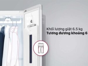 Tủ chăm sóc quần áo thông minh LG Styler màu gương kính S5MB - Khối lượng giặt