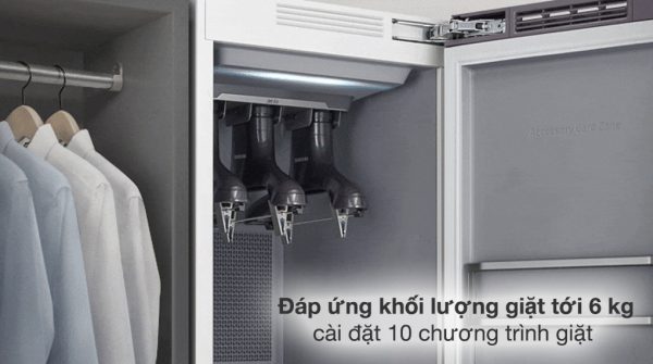 Tủ Chăm Sóc Quần Áo Thông Minh Samsung DF60A8500EG/SV - Khối lượng giặt và chương trình giặt