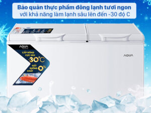 Tủ đông AQUA 211 lít AQF-C3102S - Khả năng làm lạnh sâu lên đến -30 độ C