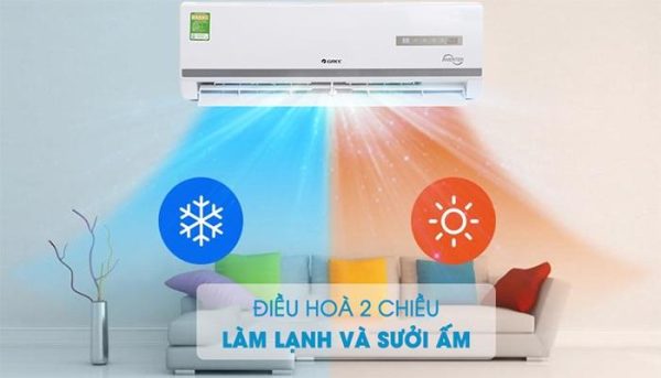 Điều Hòa Gree GWH24IE-K3N9B2D hoạt động 2 chiều linh hoạt