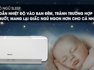 Chế độ Sleep tích hợp trên điều hoà Gree GWH12KC