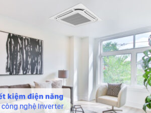 Máy lạnh âm trần 2 chiều Gree Inverter 2.0 HP GUD50T/A-S/GUD50W/A-S - Tiết kiệm điện năng hơn cùng công nghệ Inverter