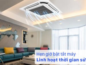 Máy lạnh âm trần 2 chiều Gree Inverter 2.0 HP GUD50T/A-S/GUD50W/A-S - Chế độ hẹn giờ